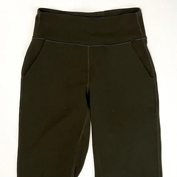 Lululemon Align Jogger Crop 23" 4/XS Dark Olive Green Cropped Pants Leggings OG - Picture 4 of 16